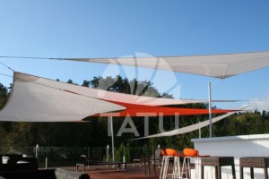 Tetőterasz napvitorla 7